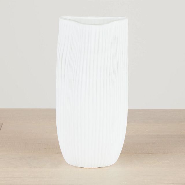Niola White Medium Vase