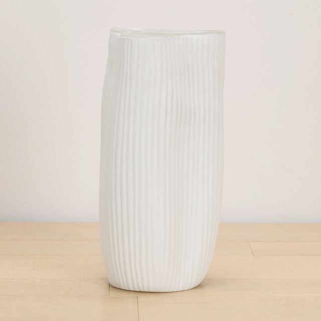 Niola White Medium Vase