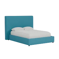 Grayton Elite Teal 54" Upholstered Platform Bed