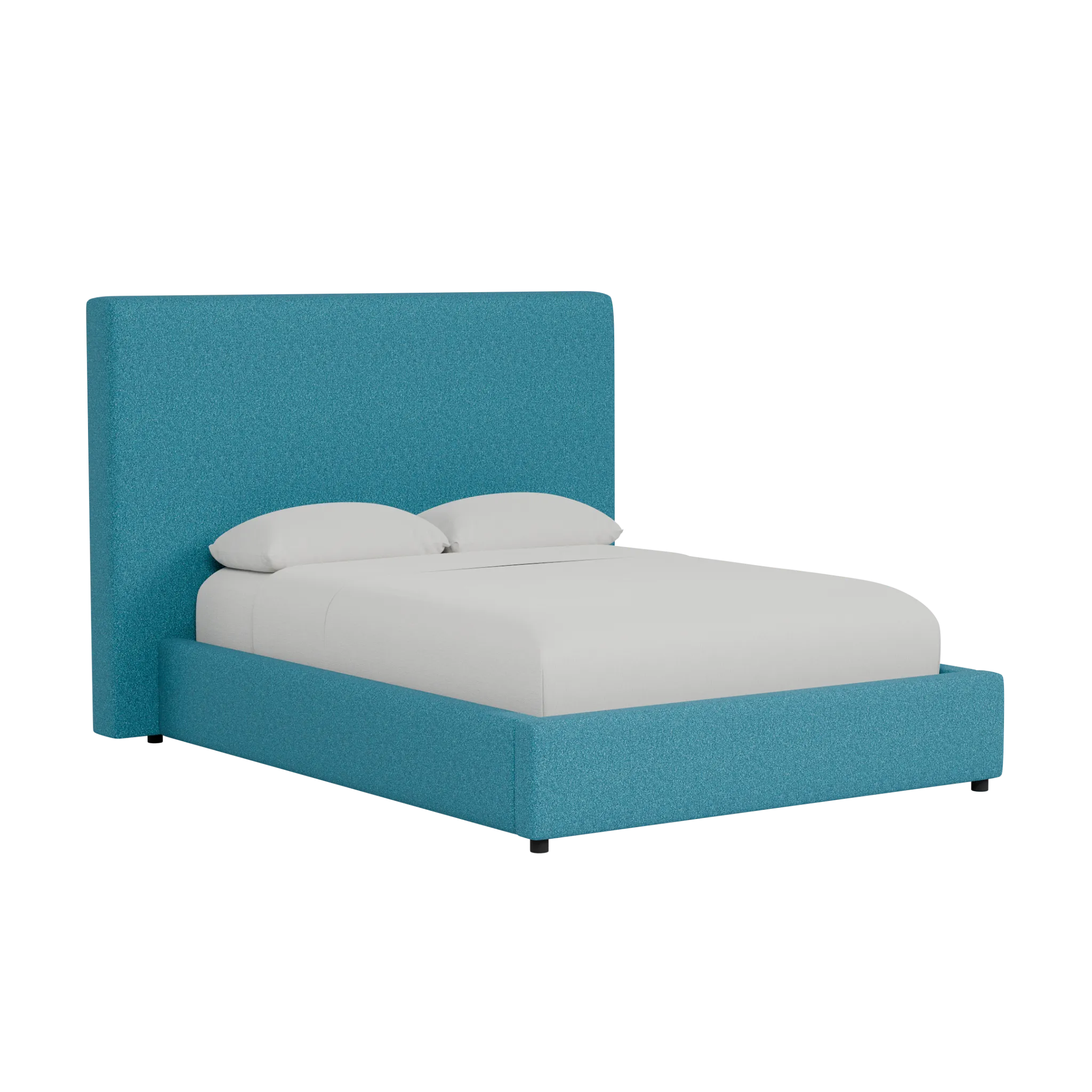 Grayton Elite Teal 54" Upholstered Platform Bed