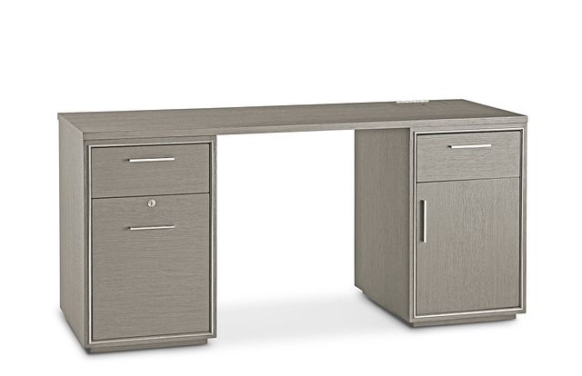 Highline Gray Writing Desk