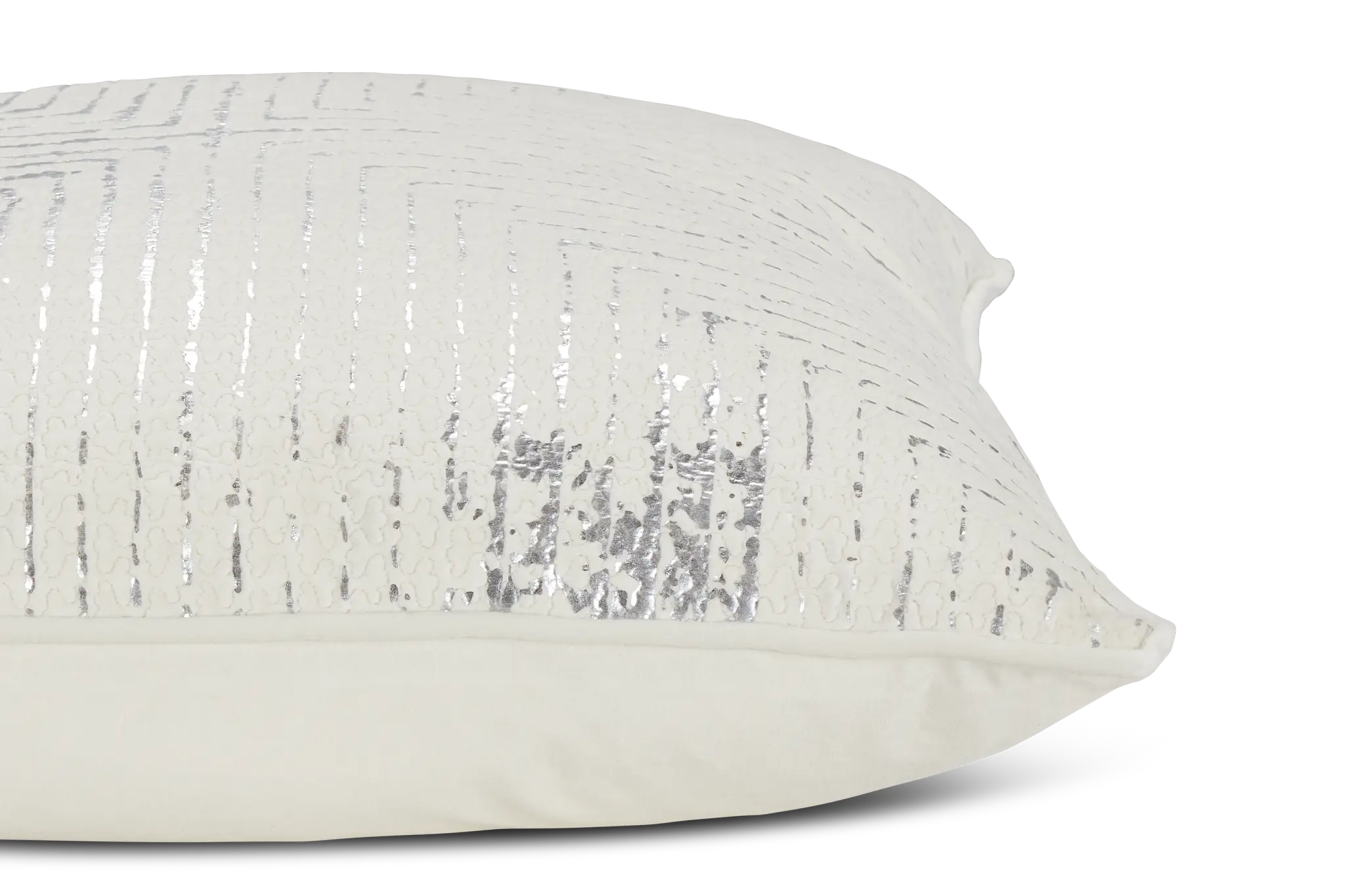 Lara Ivory 22" Square Accent Pillow Lara Ivory 22" Square Accent Pillow