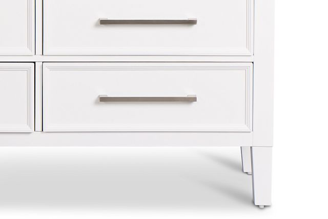Seabrook White Small Dresser & Mirror