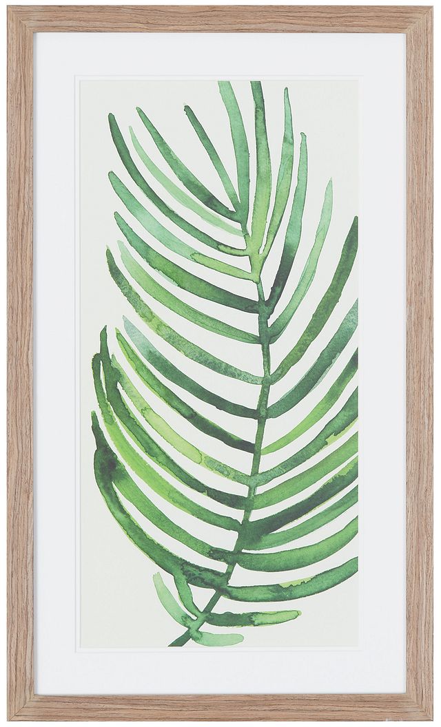 Frond Green Framed Wall Art