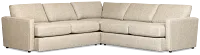Maxwell Dark Gray Fabric Small Two-arm Sectional