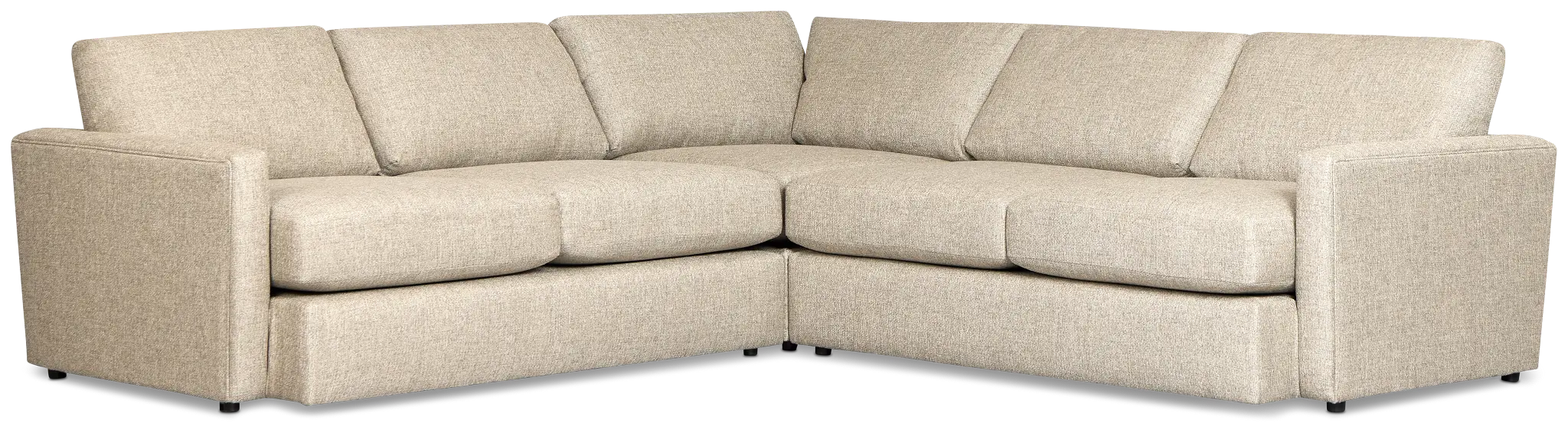 Maxwell Dark Gray Fabric Small Two-arm Sectional Maxwell Dark Gray Fabric Small Two-arm Sectional