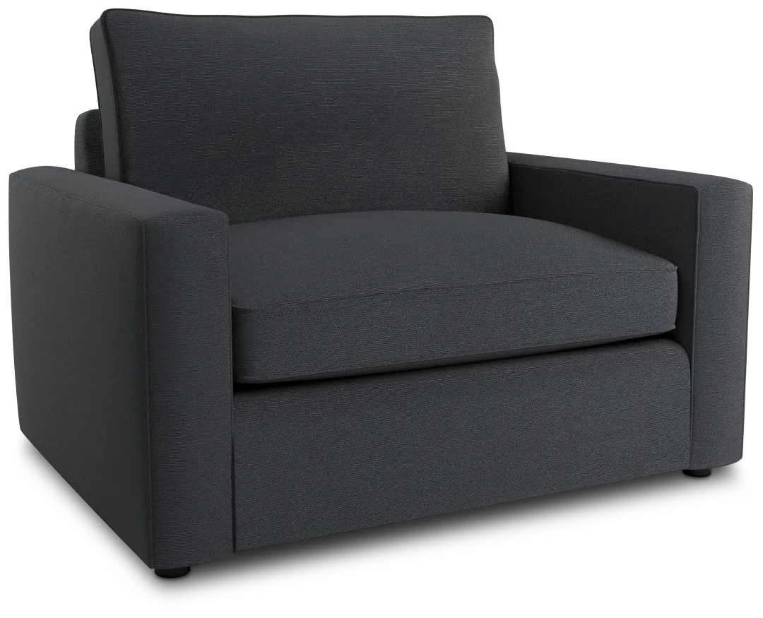 Siesta Peyton Dark Blue Fabric Cooling Memory Foam Sleeper