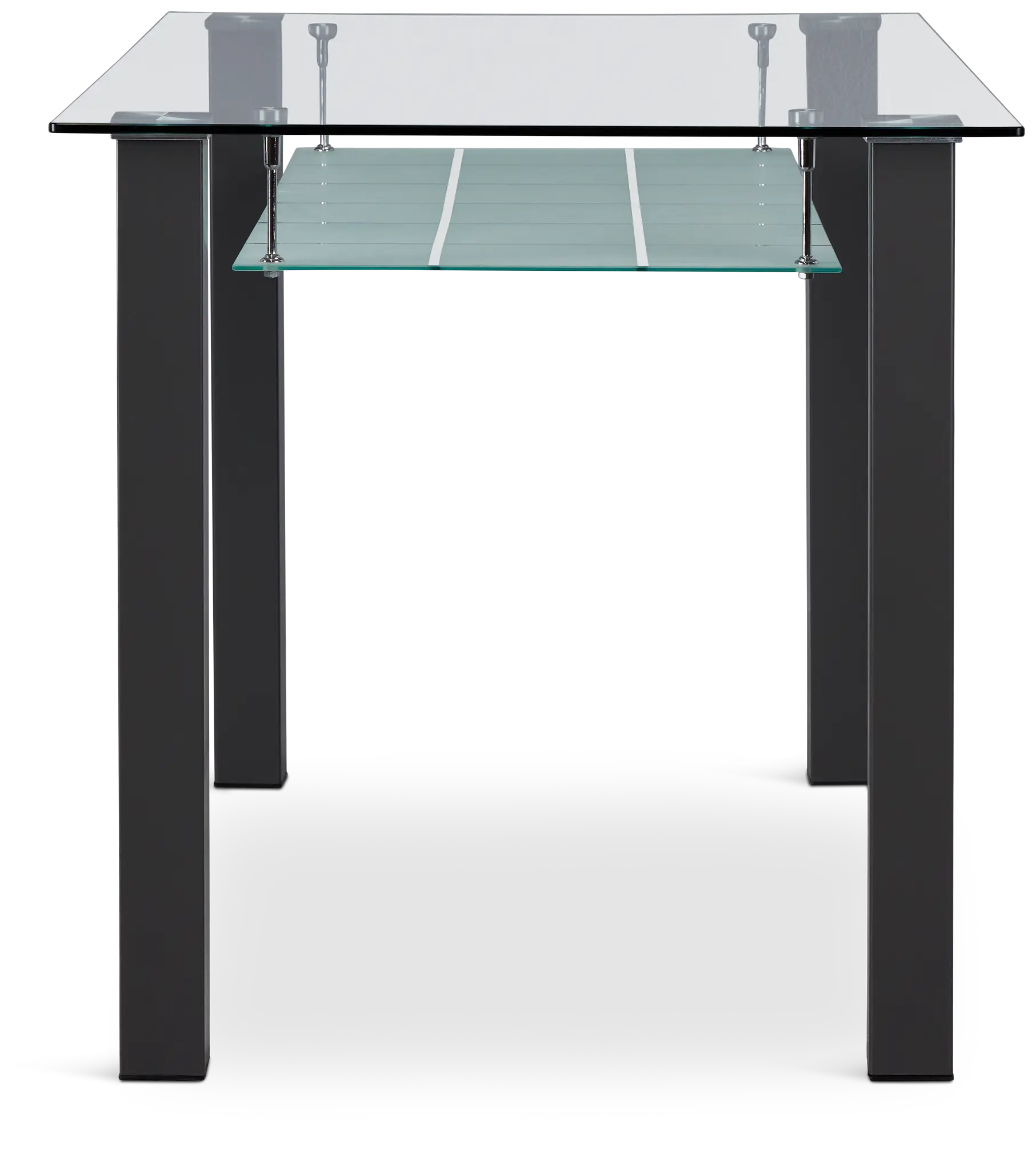 Vienna Dark Gray Glass High Dining Table Vienna Dark Gray Glass High Dining Table