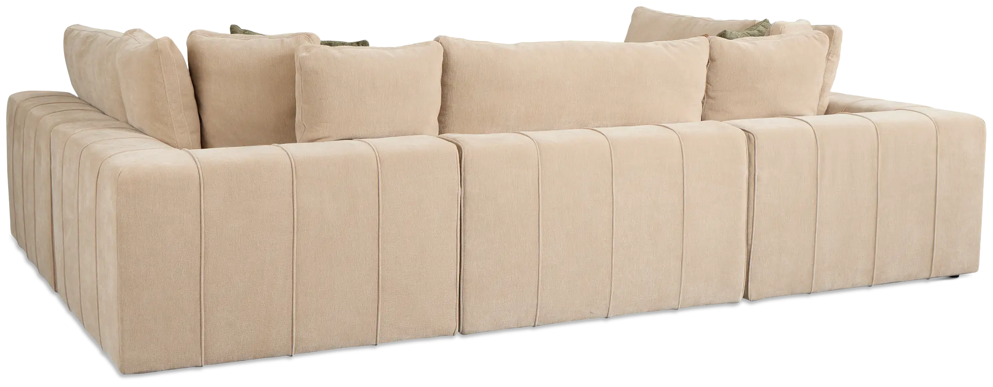Cruz Light Beige Fabric 6-piece Pit Sectional Cruz Light Beige Fabric 6-piece Pit Sectional