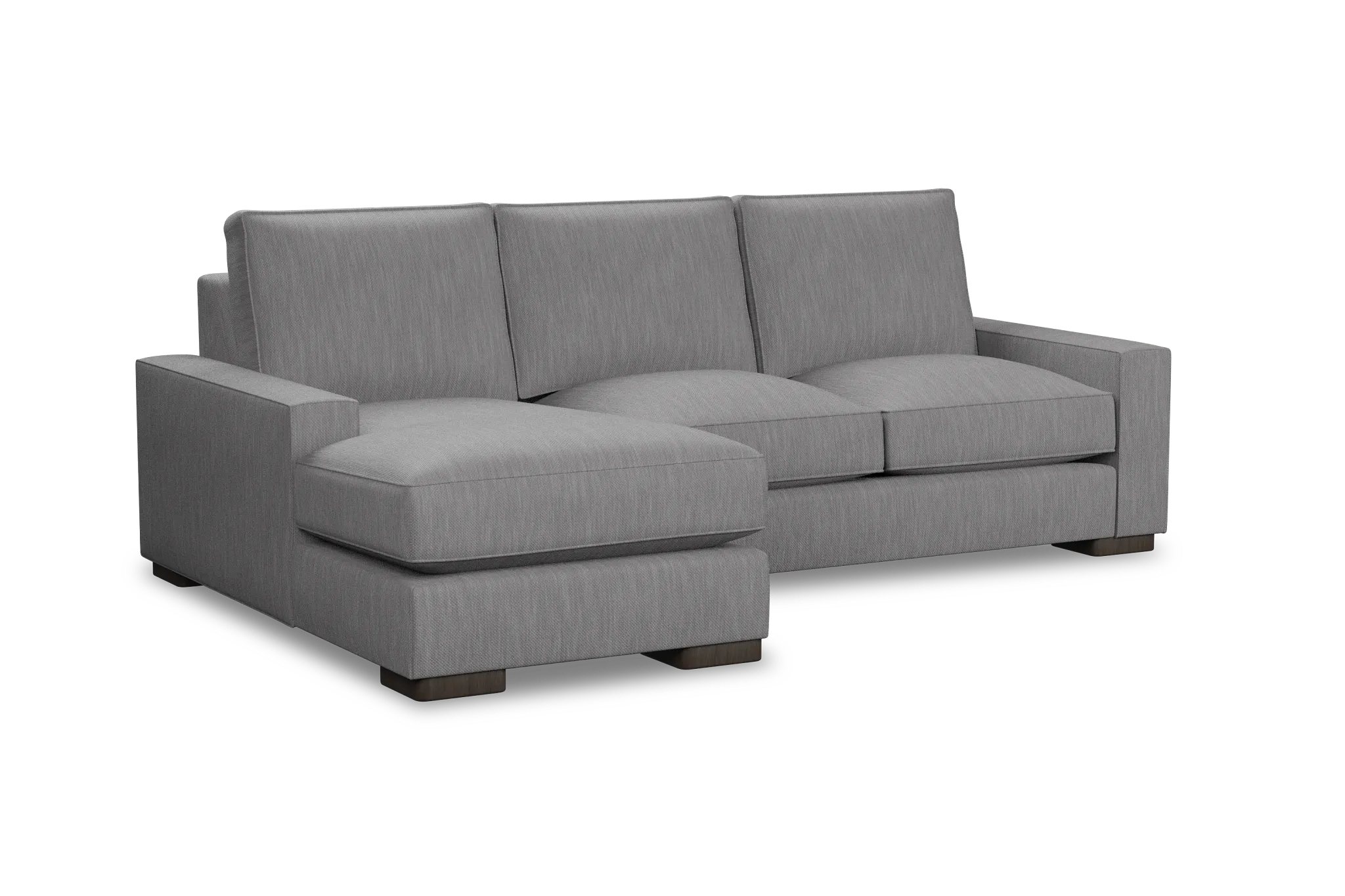 Edgewater Revenue Gray Left Chaise Sectional