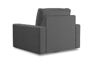 Edgewater Delray Dark Gray Swivel Chair