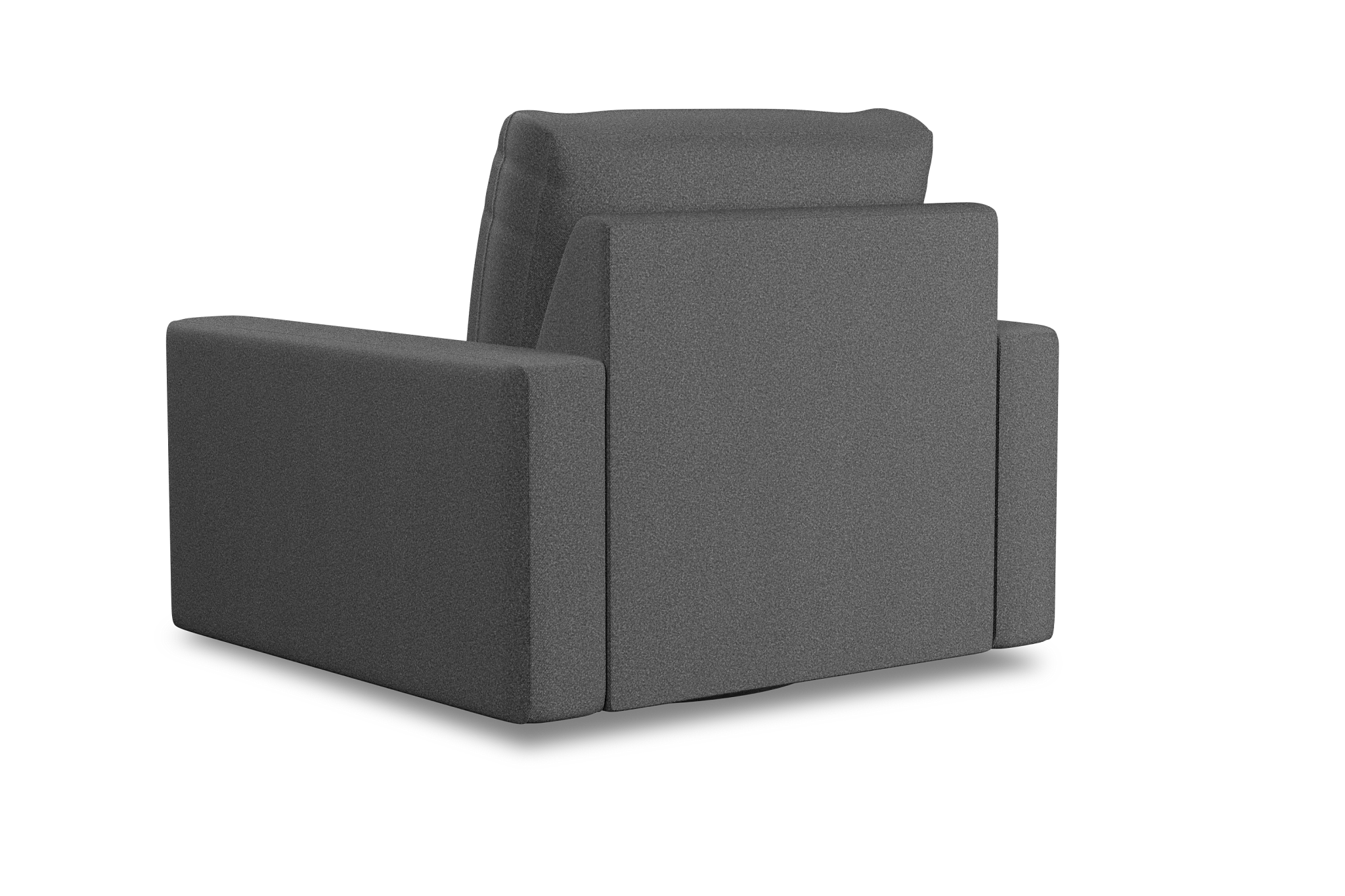 Edgewater Delray Dark Gray Swivel Chair