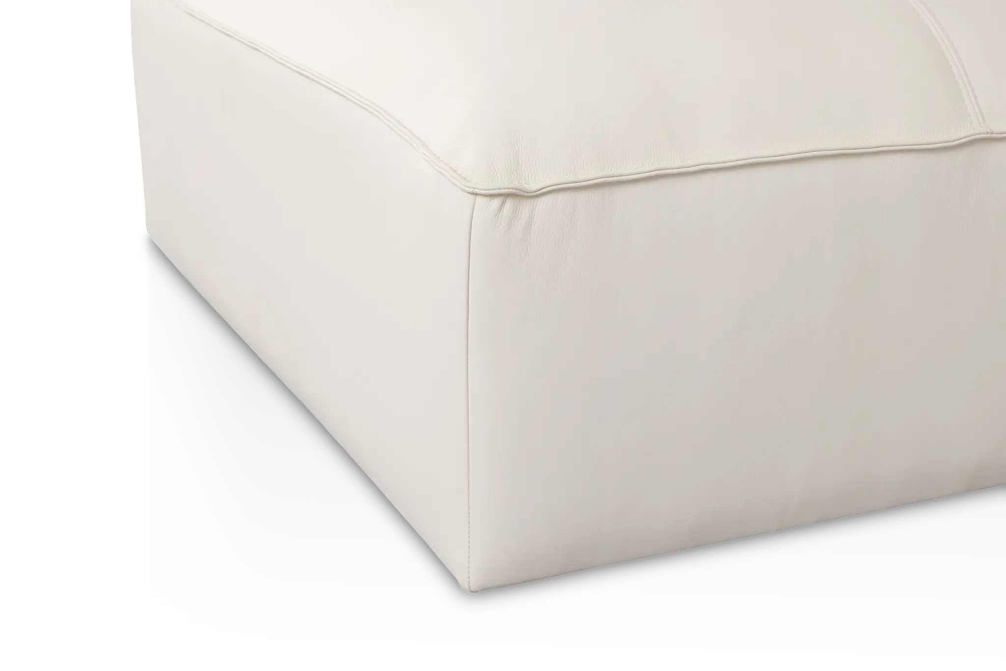 Blanca White Leather 4-piece Modular Sectional Blanca White Leather 4-piece Modular Sectional