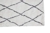 Morgan White 5x8 Area Rug