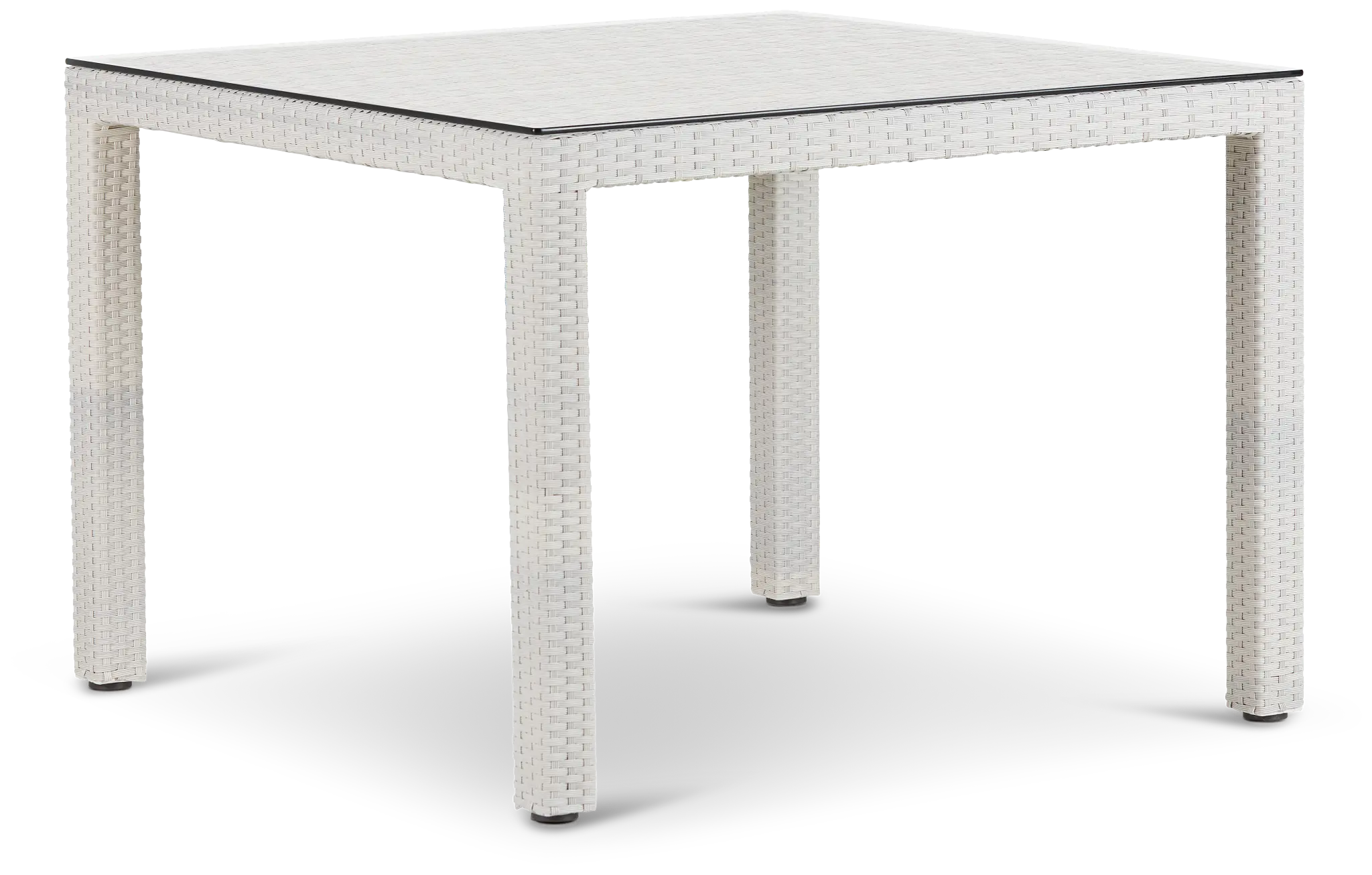 Bahia White 40" Square Table Bahia White 40" Square Table