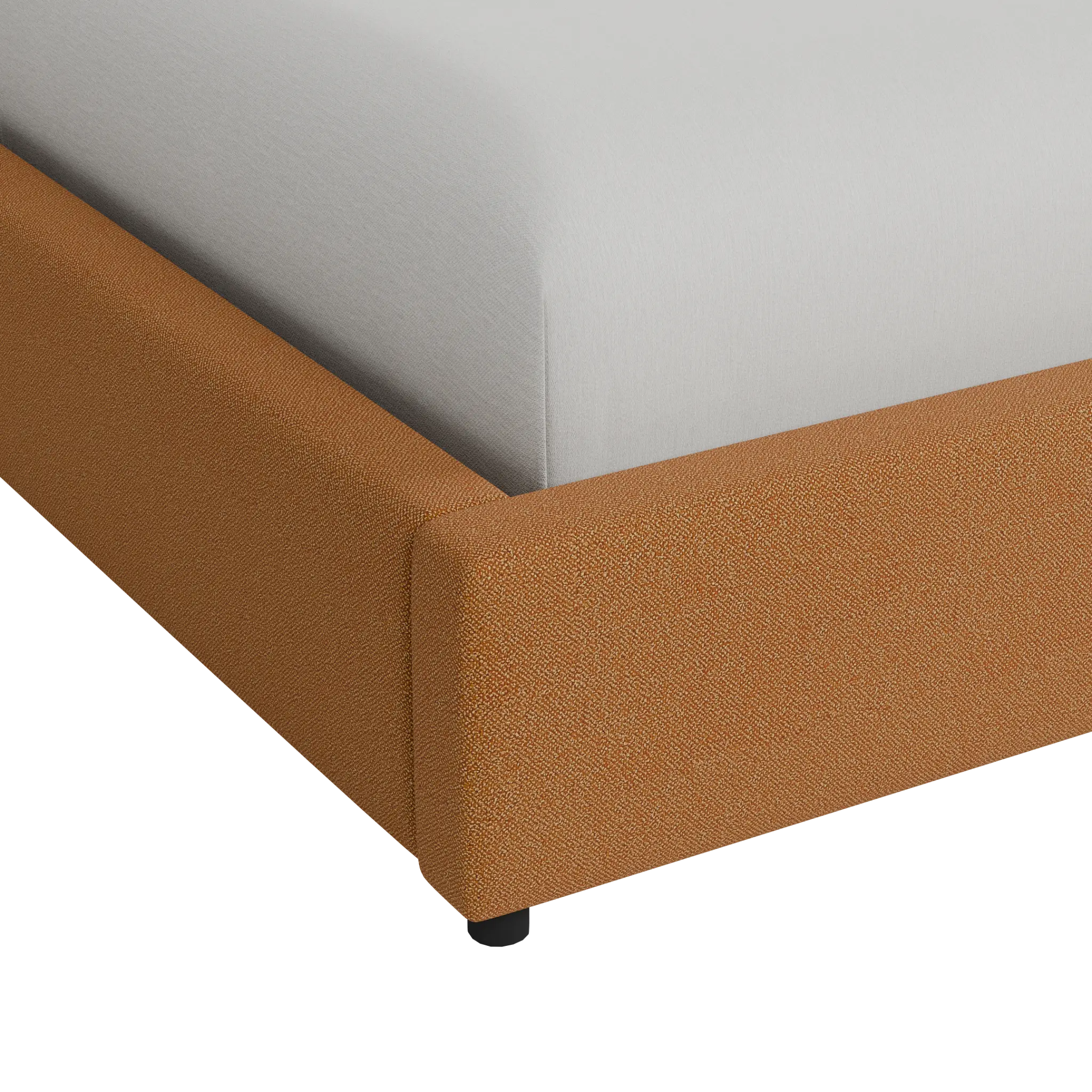 Grayton Elite Light Brown 44" Upholstered Platform Bed Grayton Elite Light Brown 44" Upholstered Platform Bed