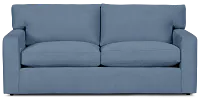 Hudson Blue Fabric Loveseat