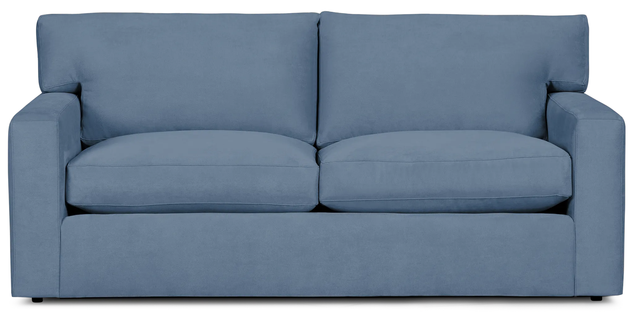 Hudson Blue Fabric Loveseat