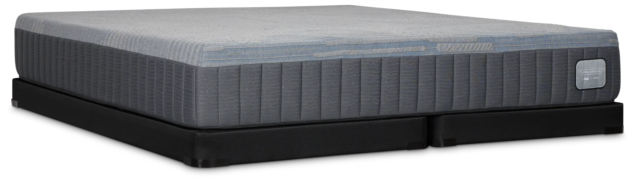 Kevin Charles By Sealy Hybrid Medium Low-profile Mattress Set