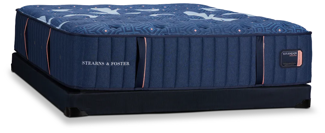 Stearns & Foster Lux Estate Medium Low-profile Mattress Set