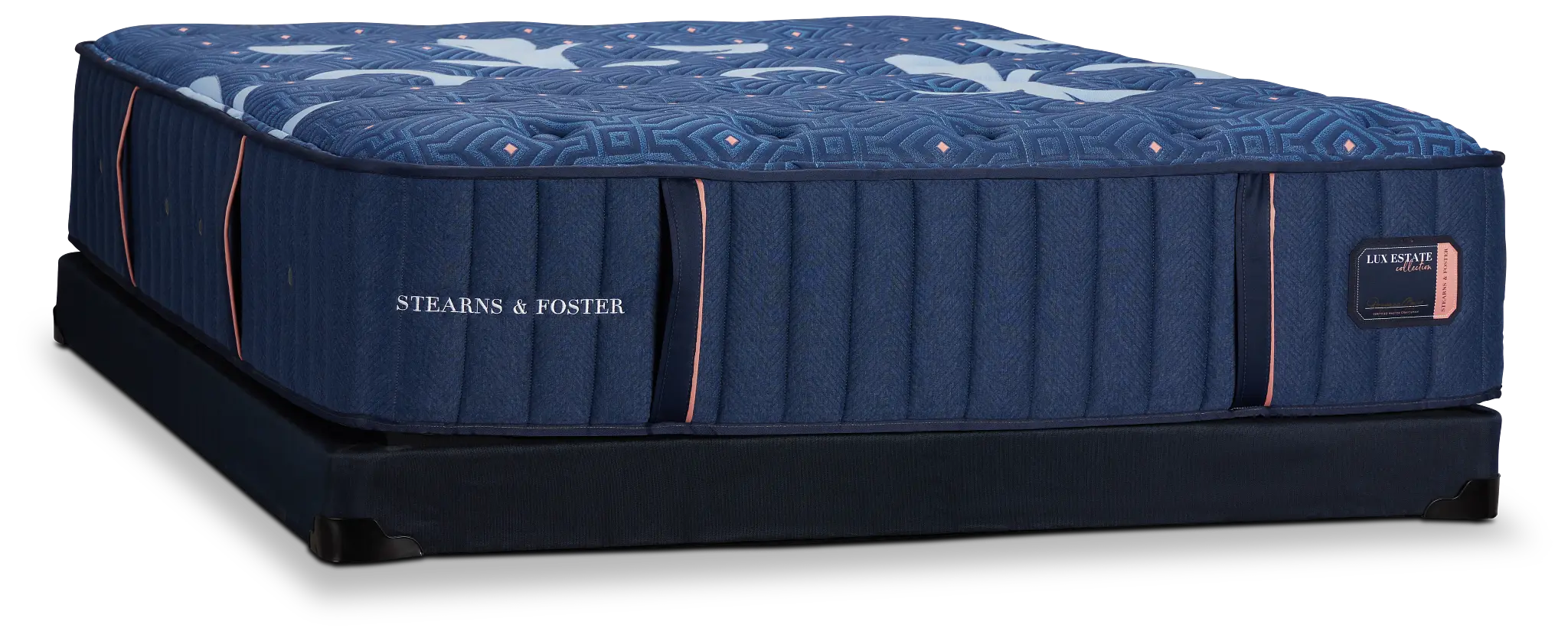 Stearns & Foster Lux Estate Medium Low-profile Mattress Set Stearns & Foster Lux Estate Medium Low-profile Mattress Set