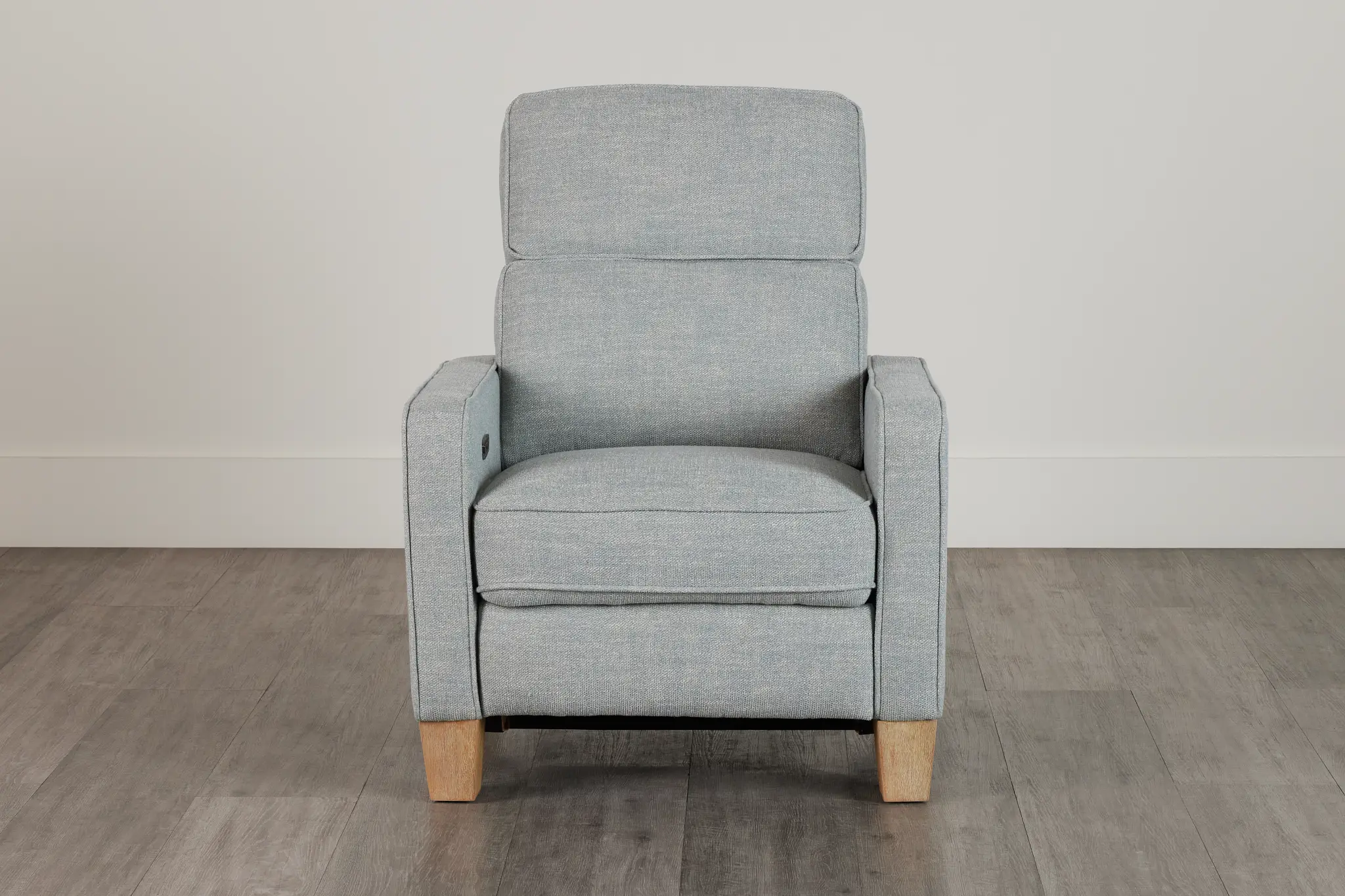 Bayside Light Blue Fabric Power Recliner Bayside Light Blue Fabric Power Recliner