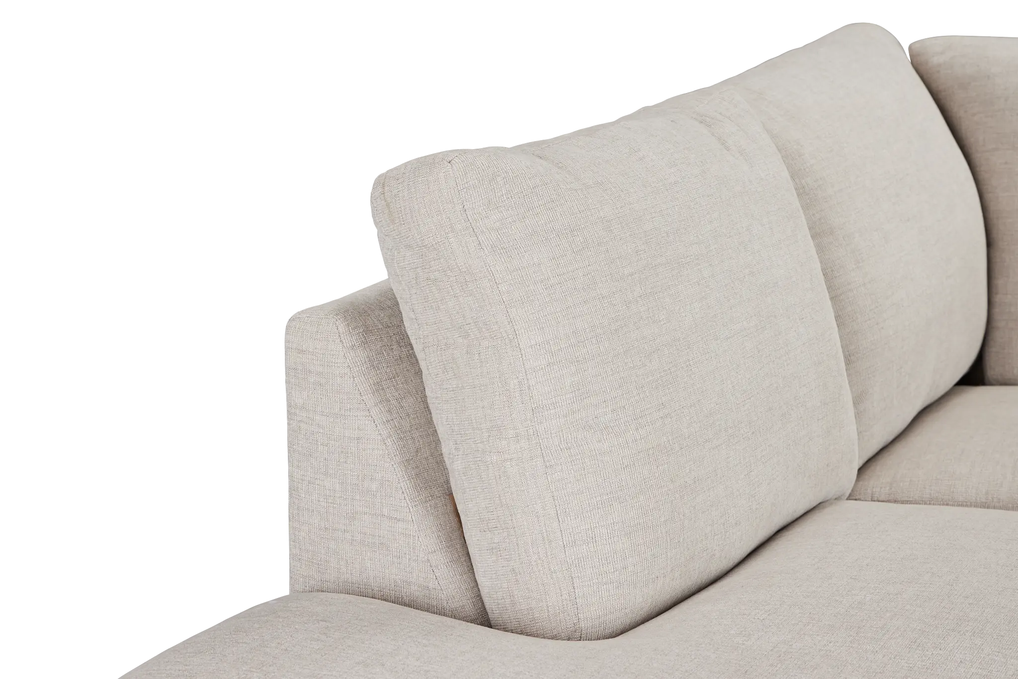 Davis Gray Micro Left Bumper Sectional Davis Gray Micro Left Bumper Sectional