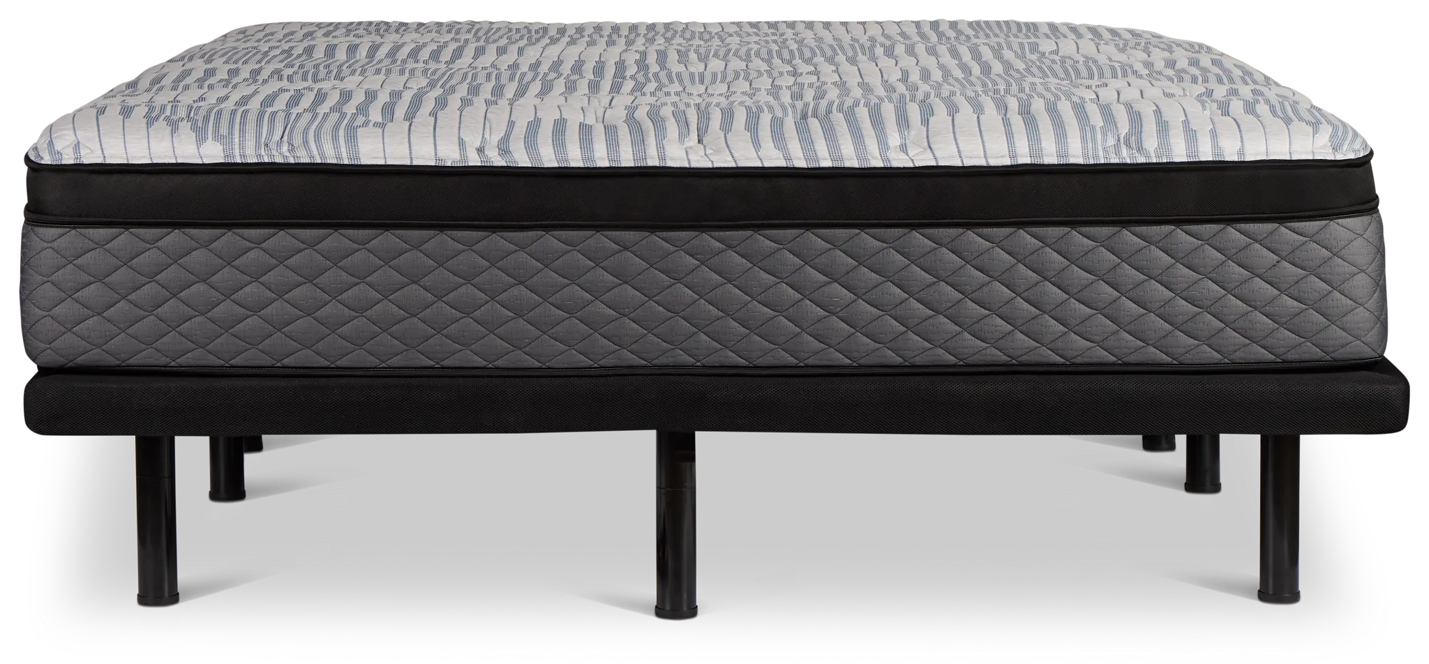 Kevin Charles By Sealy Signature Plush Plus Adjustable Mattress Set