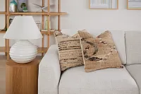 Greb Light Brown 22" Accent Pillow