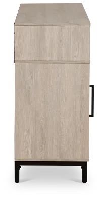 Brandon Light Gray 60" Tv Stand With Fireplace Insert