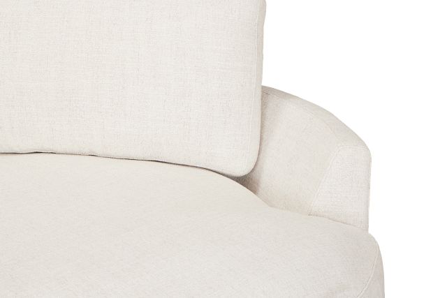 Maeve Light Beige Fabric Dual Cuddler Sectional