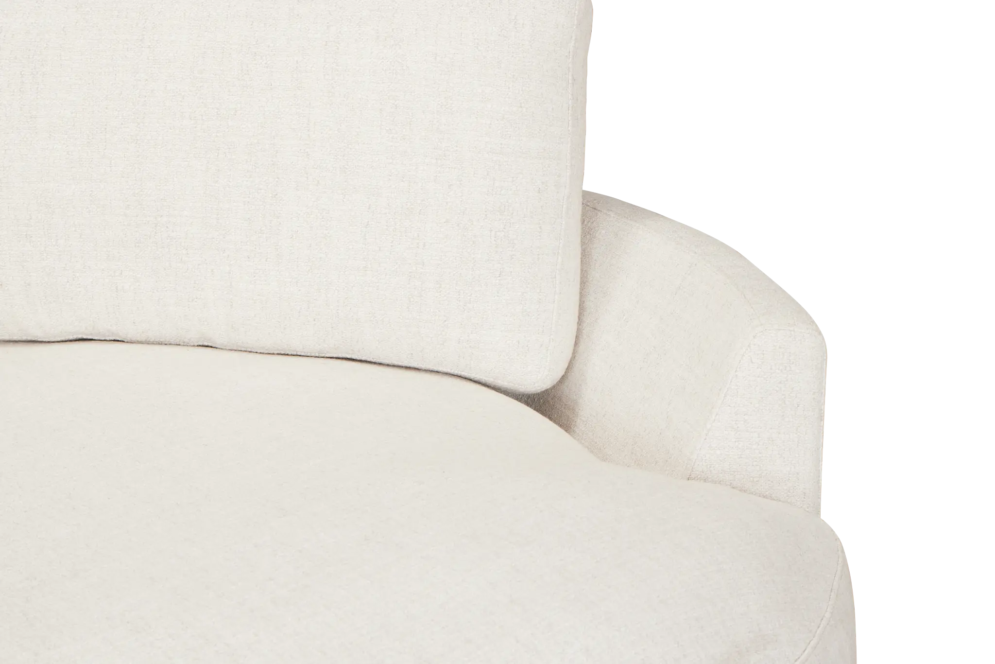 Maeve Light Beige Fabric Dual Cuddler Sectional Maeve Light Beige Fabric Dual Cuddler Sectional