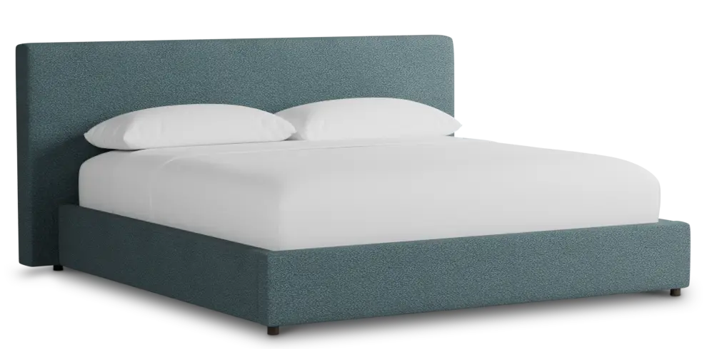 Grayton Sutton Blue 44" Upholstered Platform Bed Grayton Sutton Blue 44" Upholstered Platform Bed