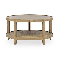 Booker Light Tone Round Coffee Table