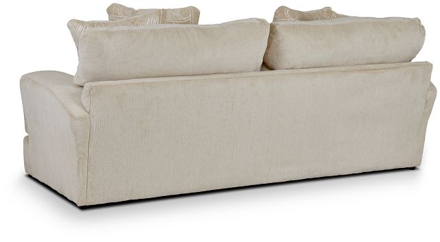 Aria Light Beige Fabric Sofa (4)