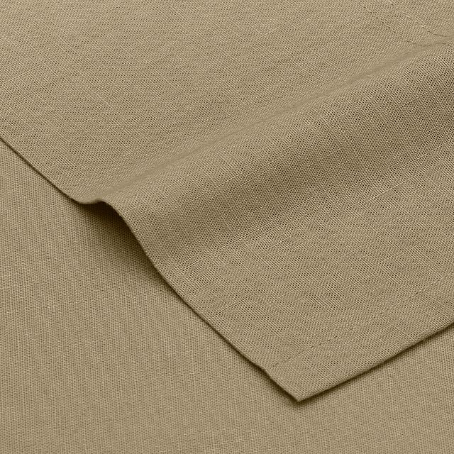 Rest & Renew Linen Blend Khaki Sheet Set