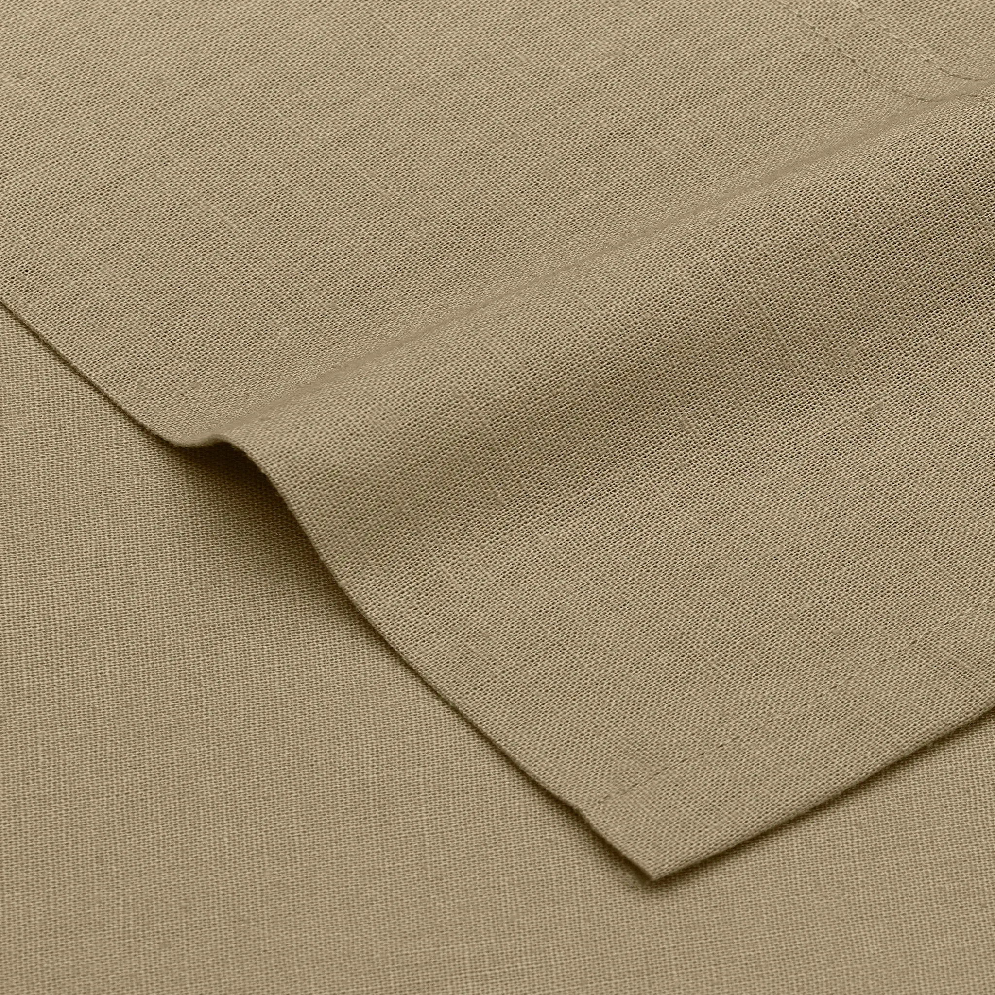 Rest & Renew Linen Blend Khaki Sheet Set Rest & Renew Linen Blend Khaki Sheet Set