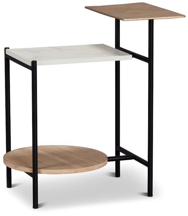 Ellerton Two-tone Rect Accent Table