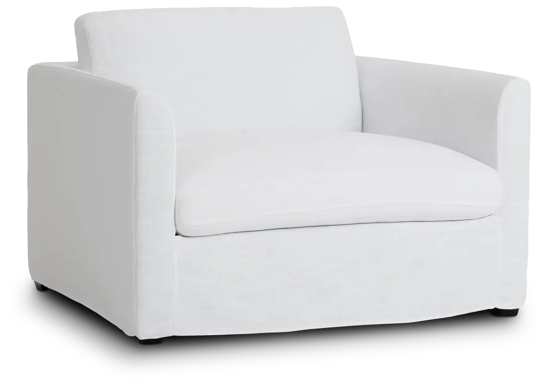 Willow White Fabric Chair Willow White Fabric Chair