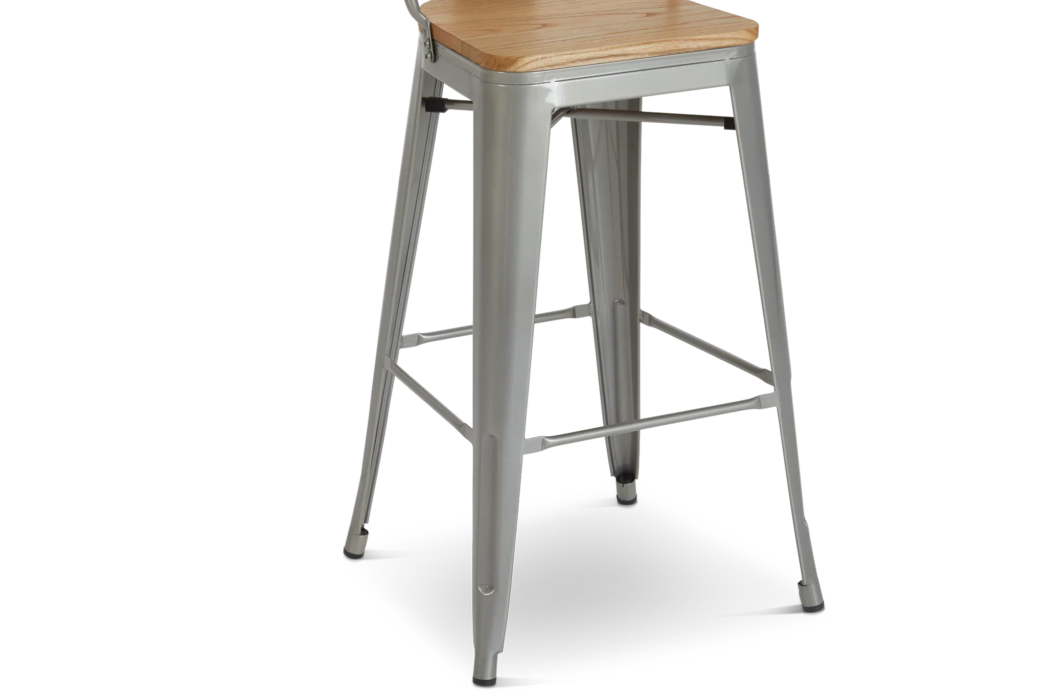 Huntley Light Tone 30" Wood Barstool