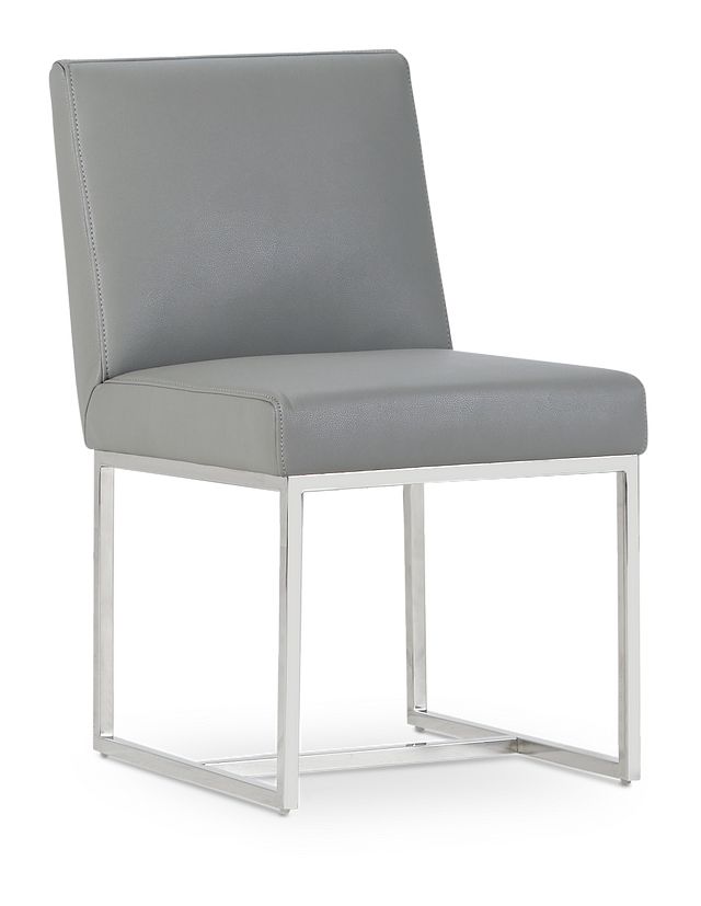 Miami Gray Micro Upholstered Side Chair