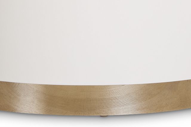 Camila White Round Coffee Table
