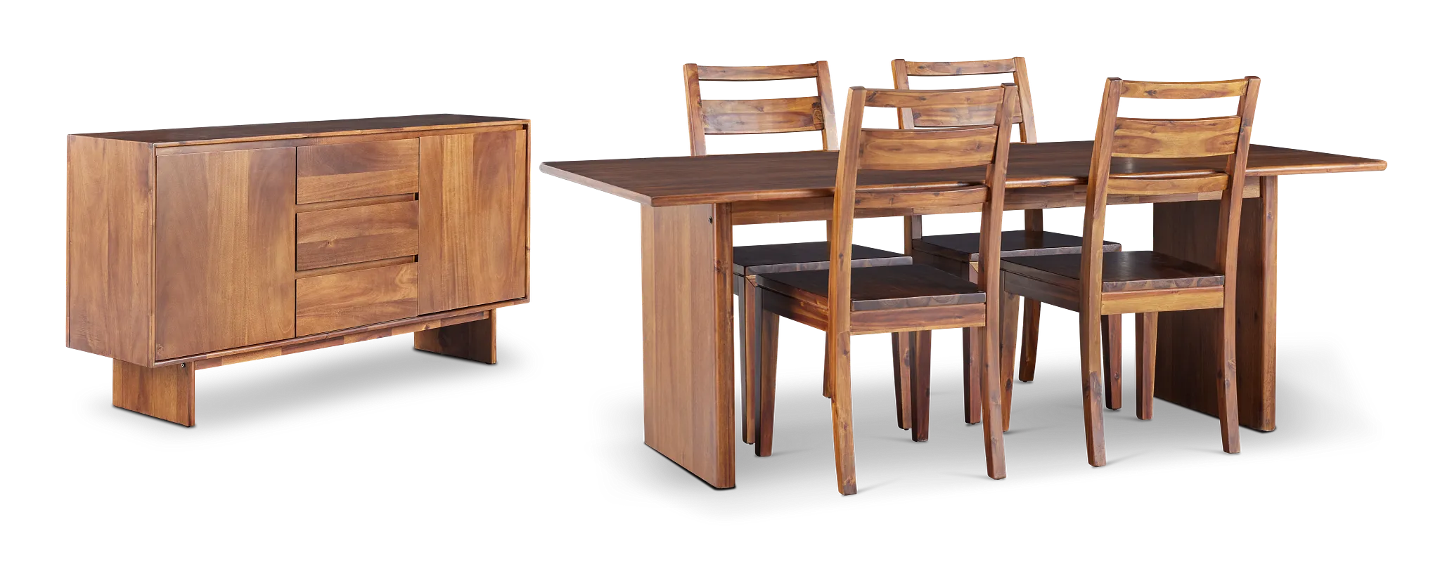 Bowery Dark Tone Dining Room