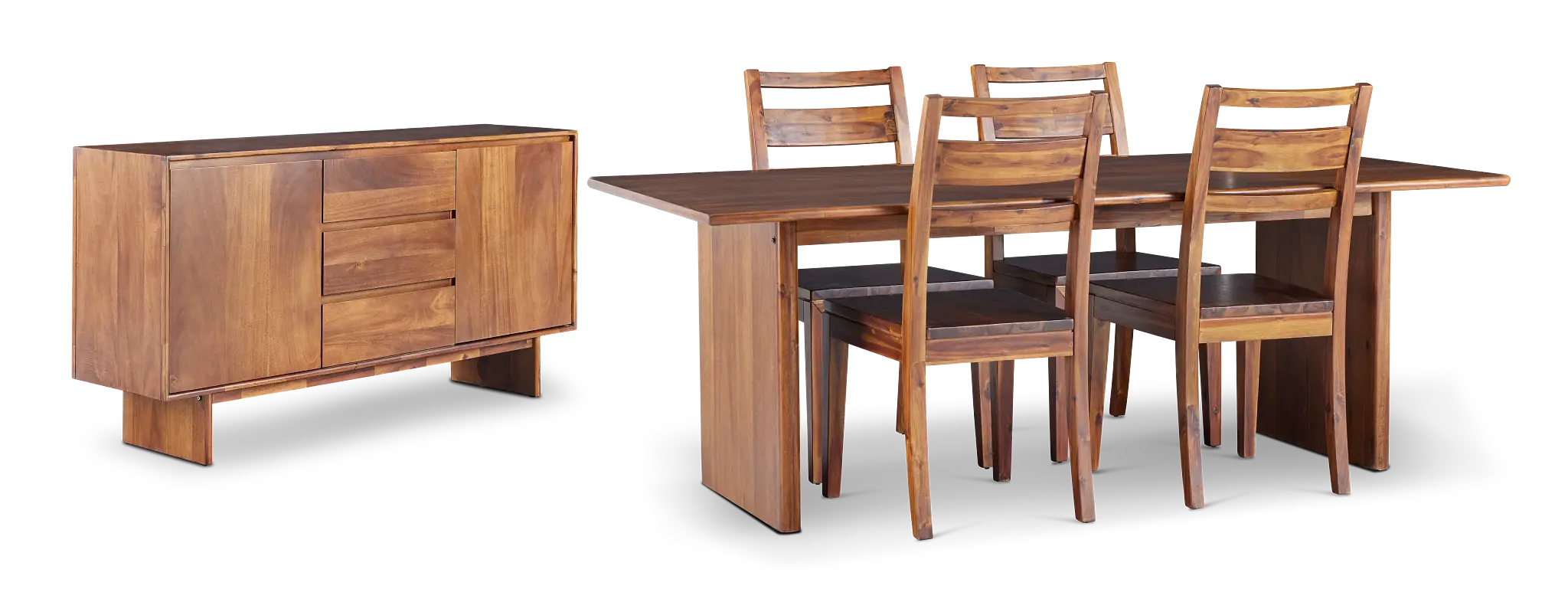 Bowery Dark Tone Dining Room Bowery Dark Tone Dining Room