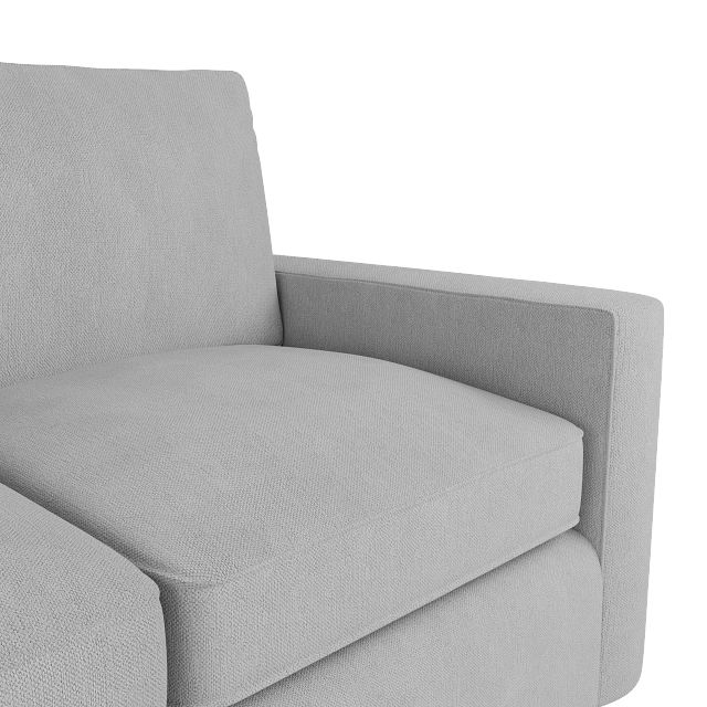Siesta Revenue White Fabric Memory Foam Sleeper
