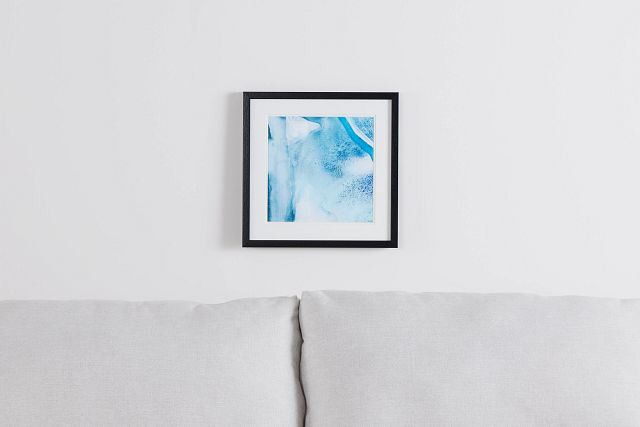 Turq Blue Framed Wall Art