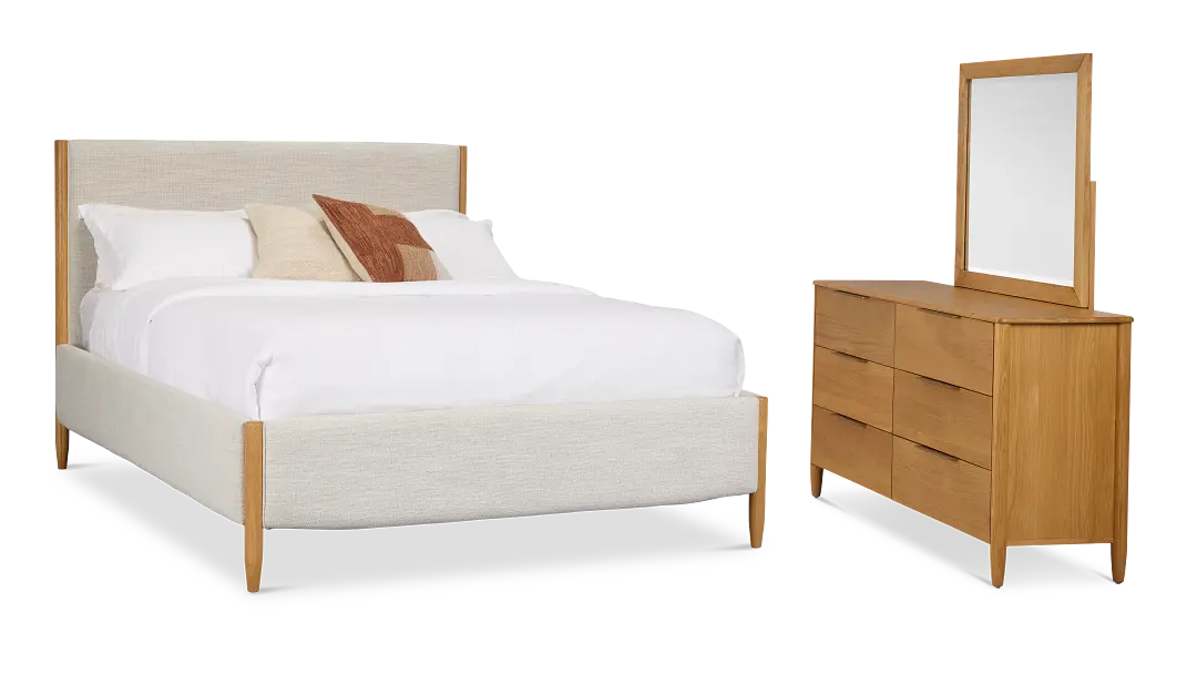 Stockton White Uph Panel Bedroom Stockton White Uph Panel Bedroom