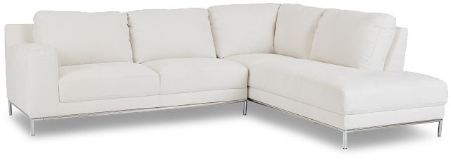 Wynn White Micro Right Chaise Sectional (0)