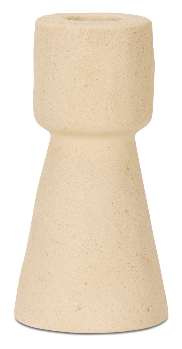 Jorah Beige Medium Candle Holder