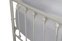 Rory White Metal Trundle Daybed